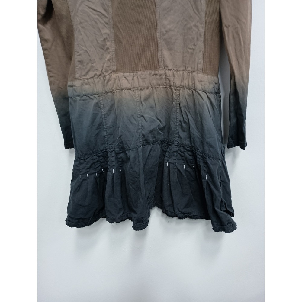 VTG Y2K Desigual Artsy Dress Jacket Womens Large Brown Ombre Boho Embroidered - Picture 12 of 12